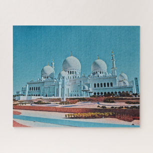 Puzzle Peinture de mosquée d'Abu Dhabi