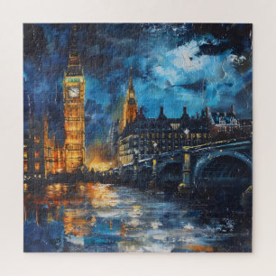 Puzzle Peinture de nuit à Londres