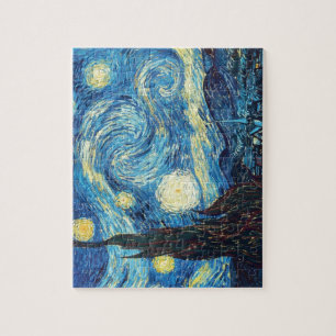 Puzzle Peinture de nuit étoilée de Van Gogh