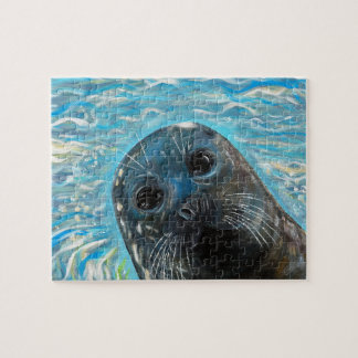Puzzle Peinture de phoque en pop-up
