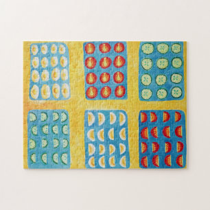 Puzzle Peinture de préparation de salade