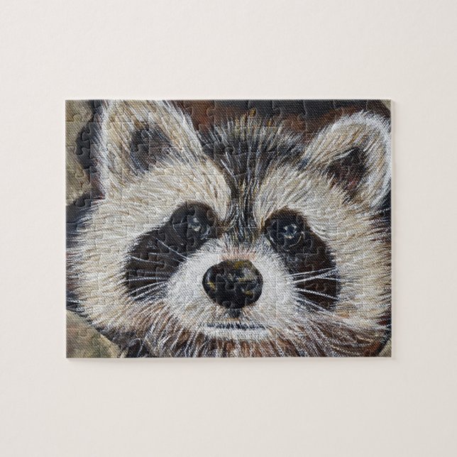 Puzzle Peinture de Raton Laveur (Horizontal)