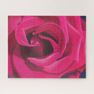 Puzzle Peinture de rose rose
