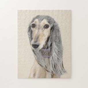 Puzzle Peinture de Saluki (Faune) - Cute Original Chien A