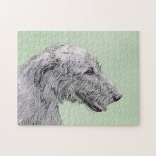Puzzle Peinture de Wolfhound irlandais - Joli art origina