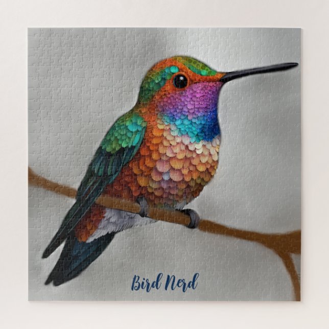 Puzzle Peinture des colibris de Vibrant Allen (Vertical)