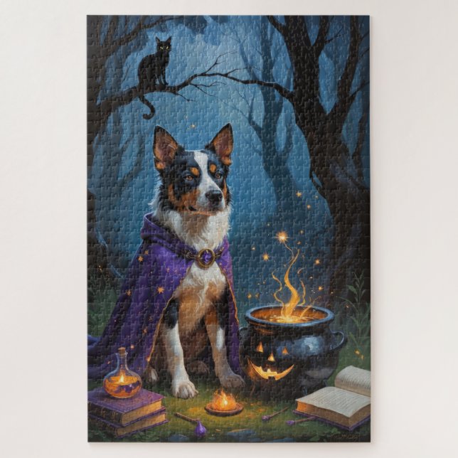 Puzzle Peinture d'Halloween capricieuse australienne (Vertical)