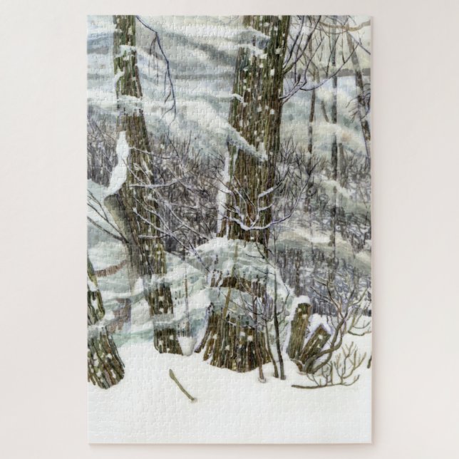 Puzzle Peinture d'hiver (Vertical)