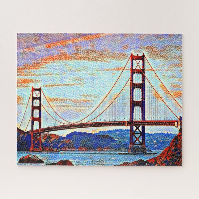 Puzzle Peinture du pont Golden Gate (Horizontal)