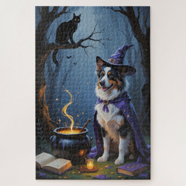 Puzzle Peinture fantaisiste d'Halloween de Berger Austral (Vertical)