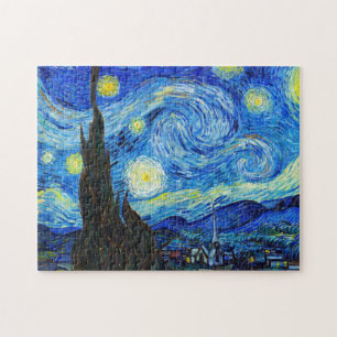 Puzzle Peinture fraîche de Vincent van Gogh de nuit