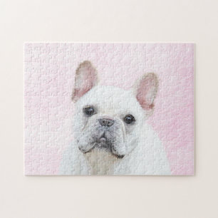 Puzzle Peinture française de Bulldog (Crème/Blanc) - Art