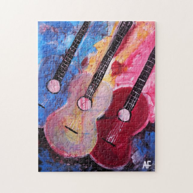Puzzle Peinture Jamming be Goode par Alfred Fox (Vertical)