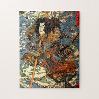 Puzzle Peinture japonaise samouraï vintage d'Ukiyo-e