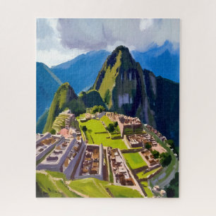 Puzzle Peinture Machu Picchu Pérou