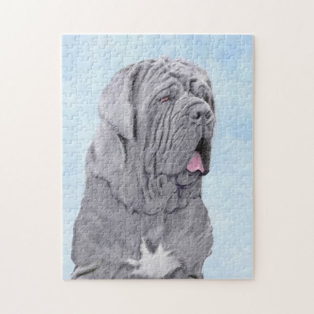 Puzzle Peinture Mastiff Neopolitan - Art Chien original (Vertical)