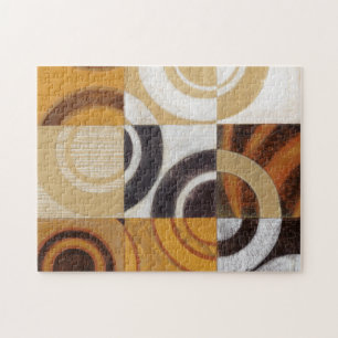 Puzzle Peinture moderne avec Motifs circulaires