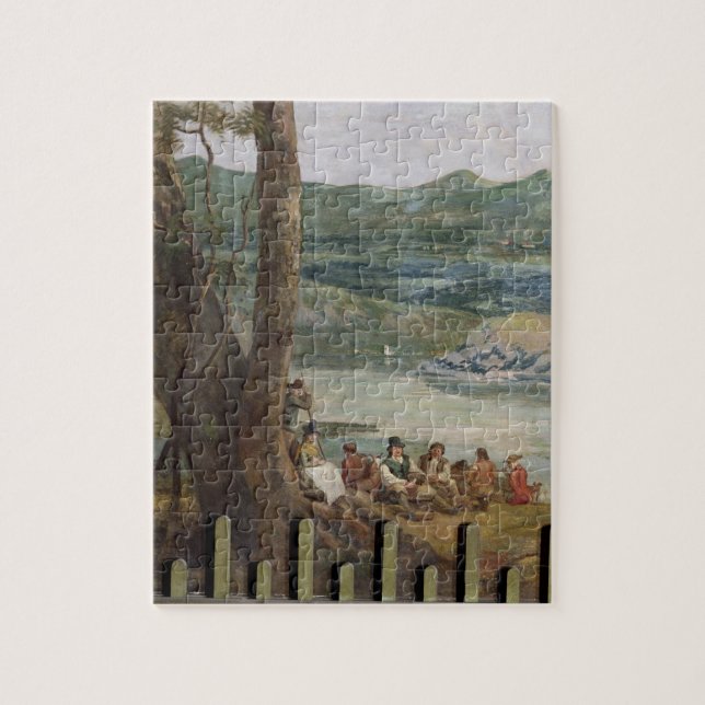 Puzzle Peinture murale de Drakelowe Hall, nr. Burton (Vertical)