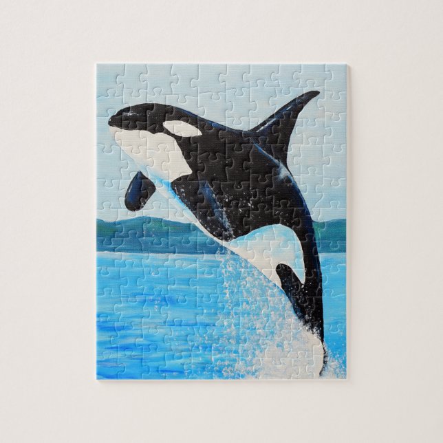 Puzzle Peinture Orca (Vertical)