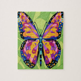Puzzle Peinture papillon abstraite