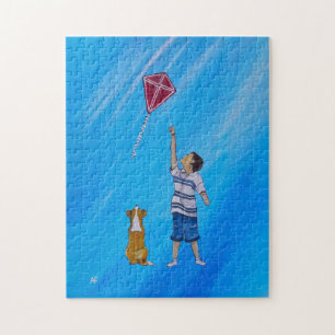 Puzzle Peinture plus légère que l'air par Alfred Fox