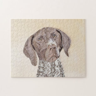 Puzzle Peinture pointeur germanique à pois court - Chien