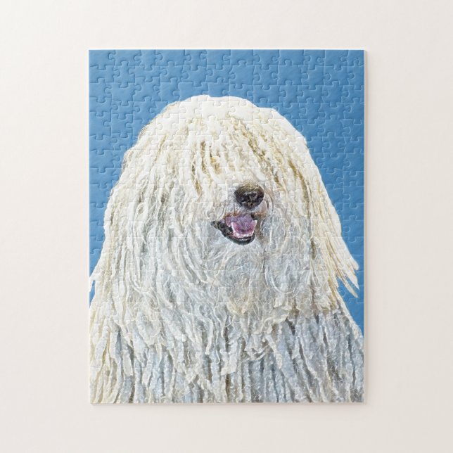 Puzzle Peinture Puli - Cute Original Chien Art (Vertical)