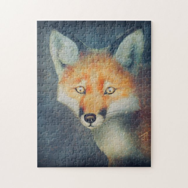 Puzzle Peinture Renard Rouge (Vertical)