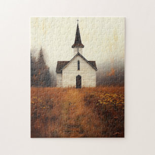 Puzzle Peinture Rustique Abandonnée