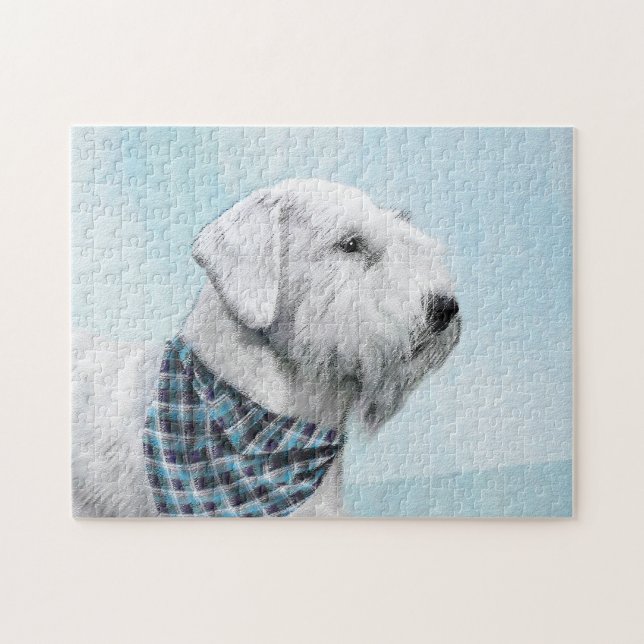 Puzzle Peinture Sealyham Terrier - Cute Original Chien Ar (Horizontal)