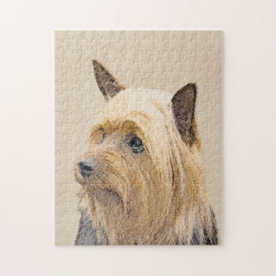 Puzzle Peinture Silky Terrier - Cute Original Chien Art