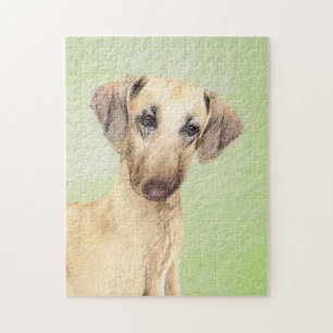 Puzzle Peinture Sloughis - Joli art original pour chien