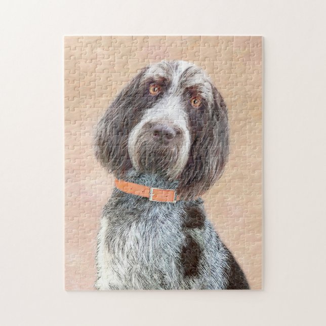 Puzzle Peinture Spinone Italiano - Belle Art Original Chi (Vertical)