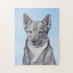 Puzzle Peinture Suédoise Vallhund - Cute Original Chien A