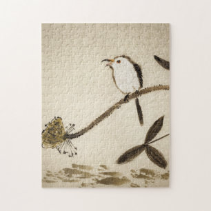 Puzzle Peinture traditionnelle chinoise d'encre avec des