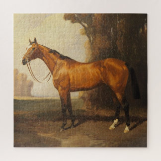 Puzzle Peinture vintage de pur sang de baie par James