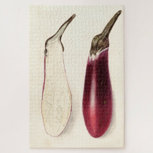 Puzzle Peinture vintage d'une plante