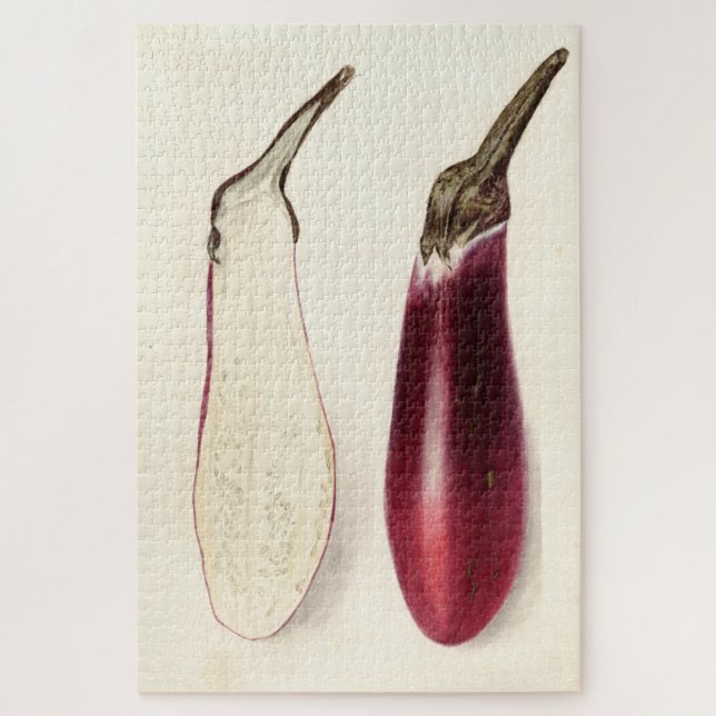 Puzzle Peinture vintage d'une plante (Vertical)