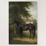 Puzzle Peinture vintage Equestre Chasseur Noir Cheval<br><div class="desc">Vintage Equestrian Black Hunter Horse Painting puzzle</div>