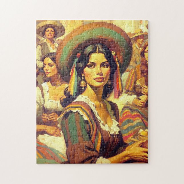 Puzzle Peinture vintage Latina (Vertical)