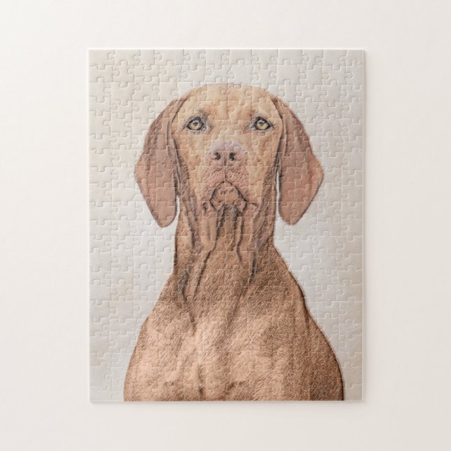 Puzzle Peinture Vizsla - Joli art original chien (Vertical)