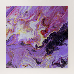Puzzle Peintures acryliques couleur tonique, abstrait.