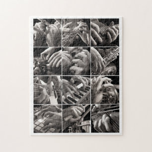 Puzzle Peintures de musique et de mains
