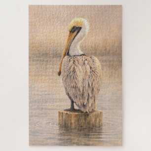 Puzzle Pélican de la marina Art de la faune côtière P