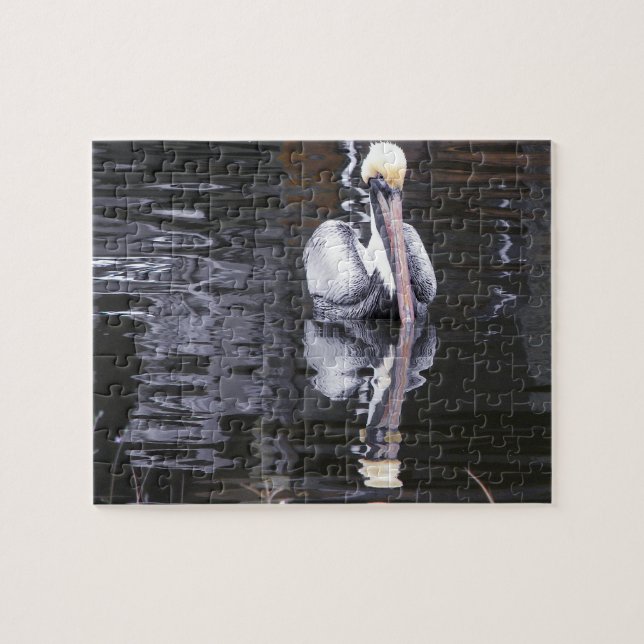 Puzzle Pélican, réflexion (Horizontal)