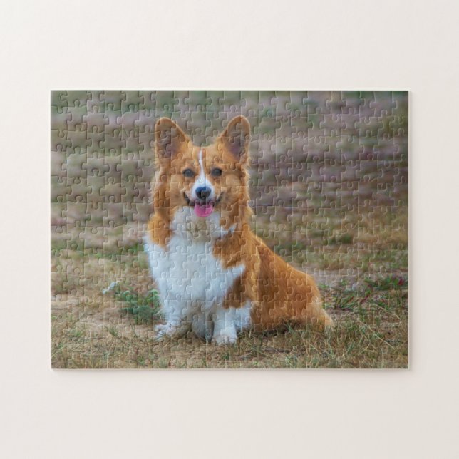 Puzzle Pembroke Welsh Corgi Puppy Dog (Horizontal)