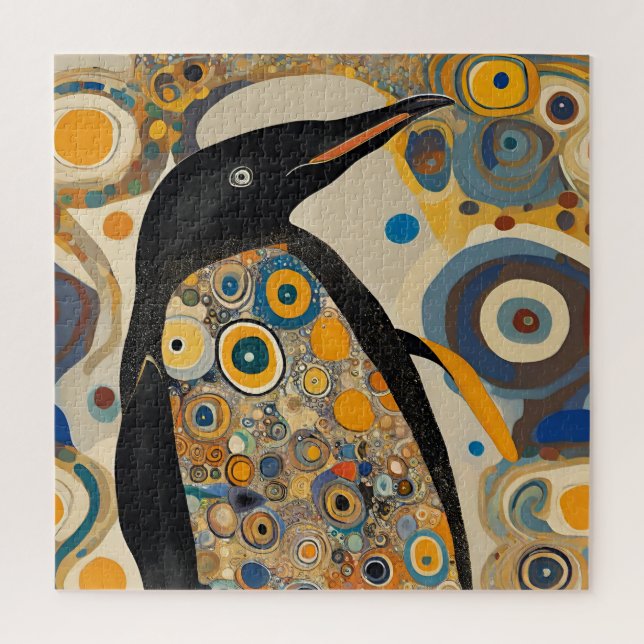 Puzzle Penguin Art nouveau (Vertical)