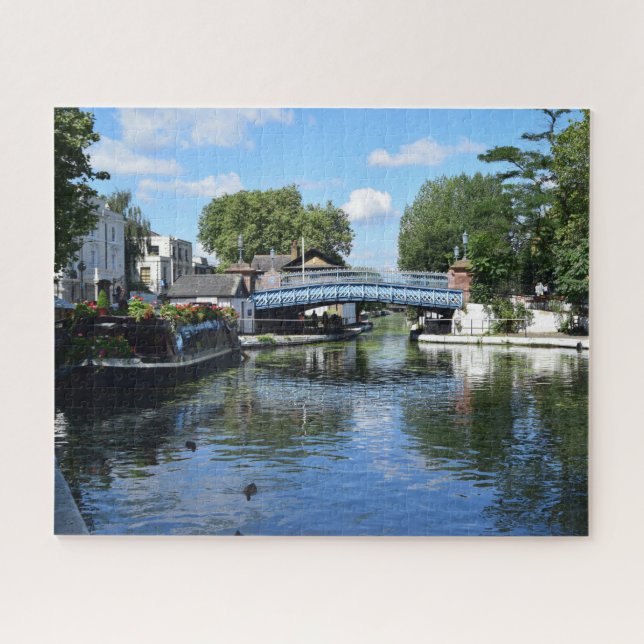 Puzzle Péniche Little Venice Londres Angleterre (Horizontal)