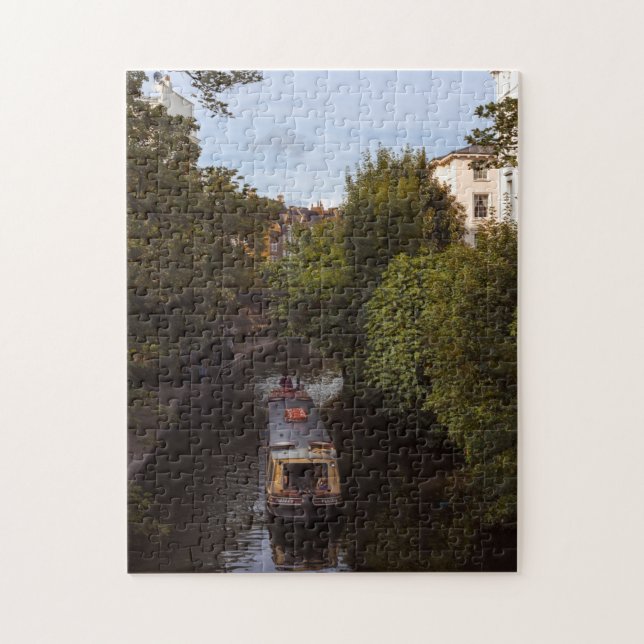 Puzzle Péniche naviguant sur les canaux de Londres (Vertical)