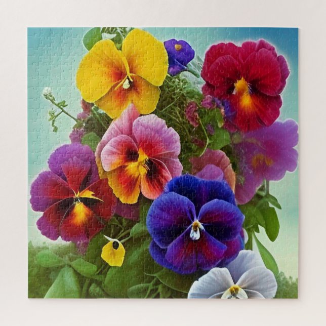 Puzzle Pensées Colorées - ART IA (Vertical)